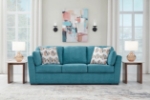 Picture of Yellow/Teal Sofa