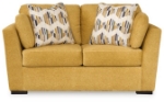 Picture of Yellow/Teal Loveseat