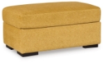 Picture of Yellow/Teal Ottoman