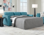 Picture of Yellow/Teal Sofa Sleeper