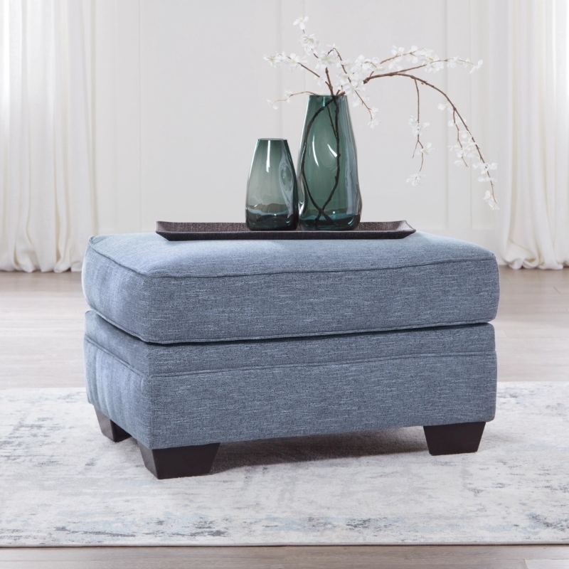 Picture of Denim Fabric Ottoman