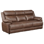 Picture of Leather Arm Sofa Dark Brown