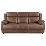 Picture of Leather Arm Sofa Dark Brown