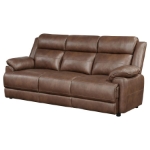 Picture of Leather Arm Sofa Dark Brown