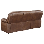 Picture of Leather Arm Sofa Dark Brown