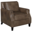 Picture of Genuine Leather Arm Chair Brown Sugar