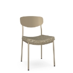 Picture of Krista Upholstered seat and metal  backrest Chair