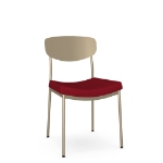 Picture of Krista Upholstered seat and metal  backrest Chair