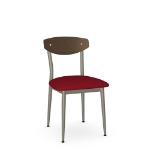 Picture of Hint Upholstered seat and wood  veneer backrest  Chair