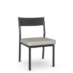 Picture of Adrian Upholstered seat and metal backrest Chair