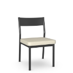 Picture of Adrian Upholstered seat and metal backrest Chair