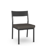 Picture of Adrian Upholstered seat and metal backrest Chair