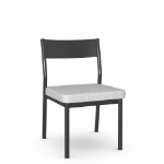 Picture of Adrian Upholstered seat and metal backrest Chair