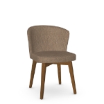 Picture of Beatrice Upholstered seat and backrest with solid wood base (birch) Chair