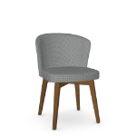 Picture of Beatrice Upholstered seat and backrest with solid wood base (birch) Chair