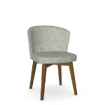 Picture of Beatrice Upholstered seat and backrest with solid wood base (birch) Chair