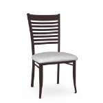 Picture of Edwin Upholstered seat and metal  backrest Chair