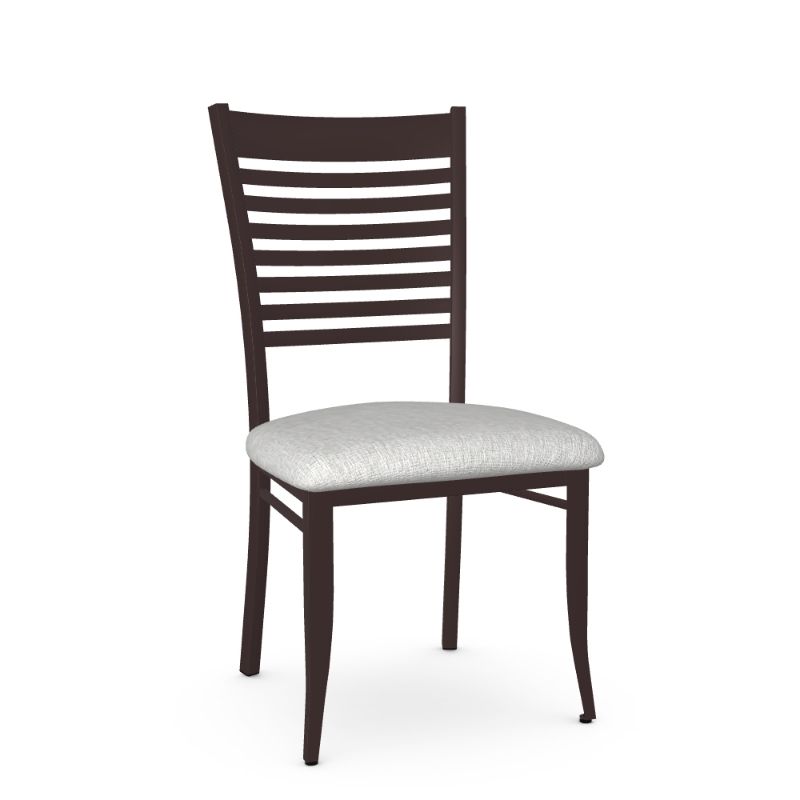 Picture of Edwin Upholstered seat and metal  backrest Chair