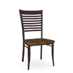 Picture of Edwin Upholstered seat and metal  backrest Chair