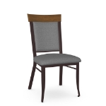 Picture of Eleanor Upholstered seat and backrest with solid wood (birch) accent Chair