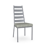 Picture of Level Upholstered seat and metal  backrest Chair