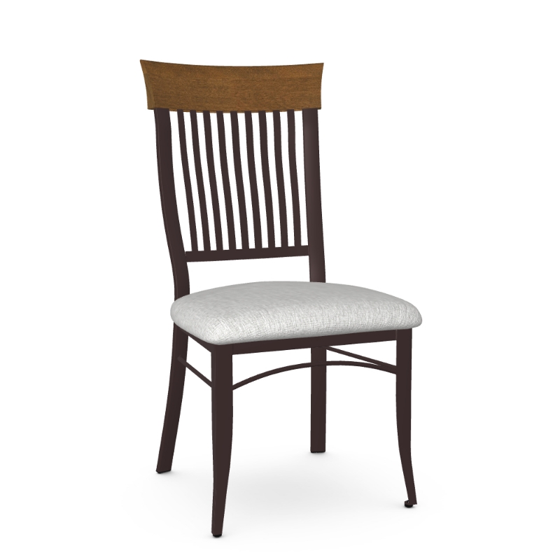 Picture of Annabelle Solid wood (birch) seat and accent with metal backrest Chair