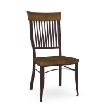 Picture of Annabelle Solid wood (birch) seat and accent with metal backrest Chair