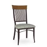 Picture of Annabelle Solid wood (birch) seat and accent with metal backrest Chair