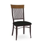 Picture of Annabelle Solid wood (birch) seat and accent with metal backrest Chair