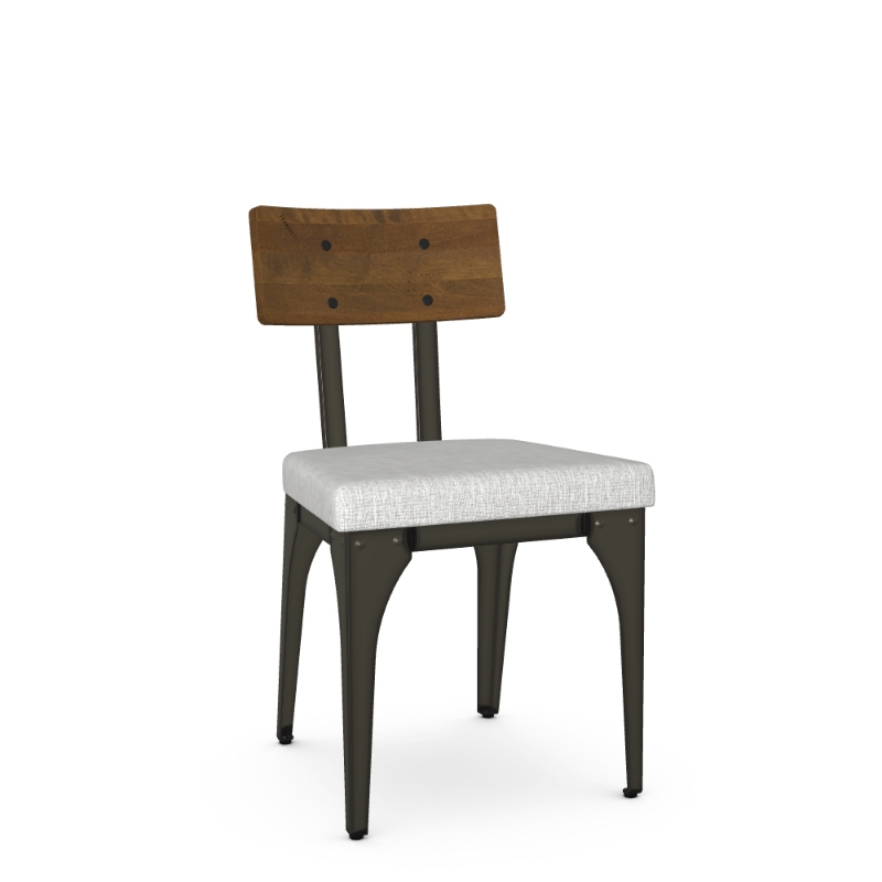 Picture of Architect Upholstered seat and solid  wood (birch) backrest Chair