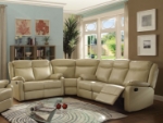 Picture of Leather 3pc Reclining Sectional