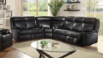 Picture of Leather 3pc Reclining Sectional