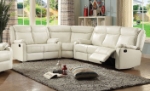 Picture of Leather 3pc Reclining Sectional