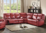 Picture of Leather 3pc Reclining Sectional