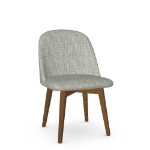 Picture of Zaina Upholstered seat and backrest  with solid wood base (birch) Chair