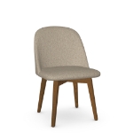 Picture of Zaina Upholstered seat and backrest  with solid wood base (birch) Chair