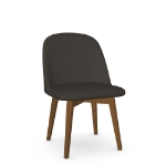 Picture of Zaina Upholstered seat and backrest  with solid wood base (birch) Chair