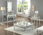 Picture of 39"/ 48"/ 24" Aria Mirrored Coffee Table, Console Table and End Table