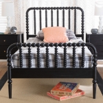 Picture of White/Black Vintage Artistry Platform Twin Bed