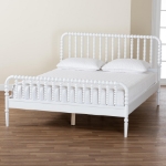 Picture of White Vintage Artistry Platform Full Bed