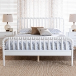 Picture of White Vintage Artistry Platform Full Bed