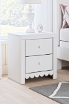 Picture of Two Drawer White Night Stand