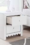 Picture of Two Drawer White Night Stand