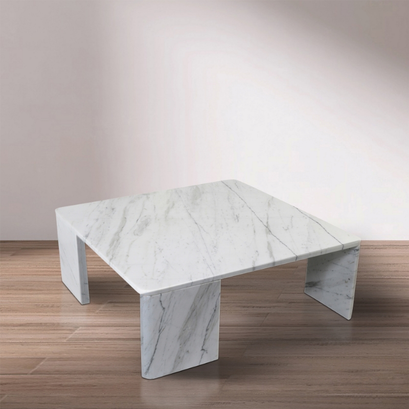 Picture of 39" Handcrafted Genuine Marble Coffee Table