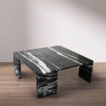 Picture of 39" Handcrafted Genuine Marble Coffee Table