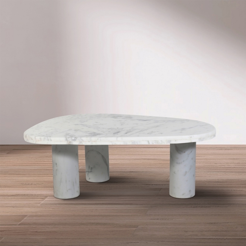 Picture of 36" Handcrafted Genuine Marble Coffee Table