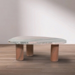 Picture of 36" Handcrafted Genuine Marble Coffee Table