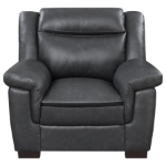 Picture of Upholstered Padded Arm Chair Grey