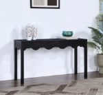 Picture of 47.5"/54"/24" Rich Finish Scalloped Aprons Coffee Table, Console Table, End Table