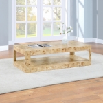 Picture of 58"/54"/20" Mix of Solid Wood and MDF Rich Finish Coffee Table, Console Table and End Table